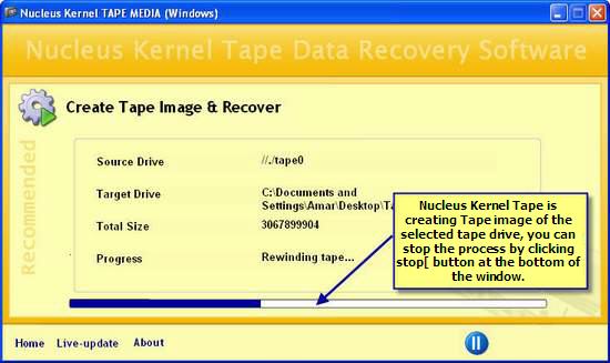 Kernel Tape Recovery